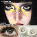 FUNSACHY 1 Pair New Demon Cosplay Contact Lenses for Halloween 2026 Cosplay Makeup Party Contact Lens Vampire Witch Softlens